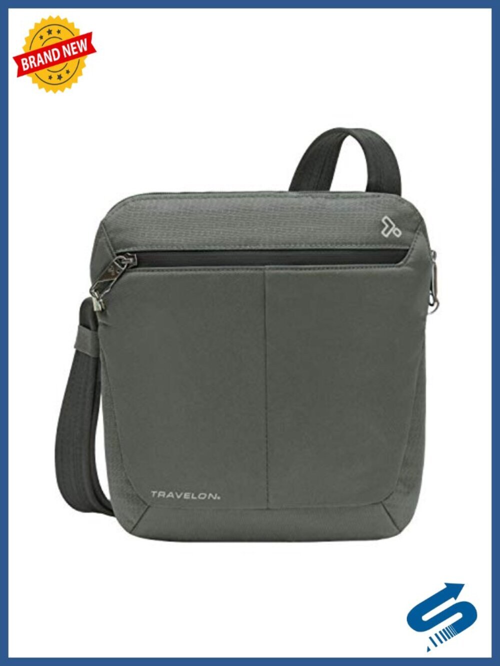 Anti-Theft Crossbody Bag with RFID Blocking